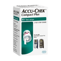 Accu-Chek Compact Plus test strips Case 48boxes of 51-Ct