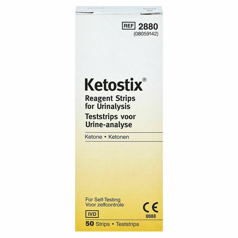 Bayer Ketostix Reagent 50ct Urinalysis Strips