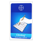 Bayer Clinilog Blood Sugar Log book