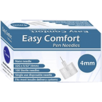Easy comfort 31g 3/16 5mm insulin pen needles 100ct