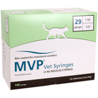 MVP Vet Syringes 29G 1CC 100 Count