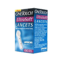 One touch ultrasoft lancets box of 100