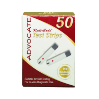 Advocate redi-code test strips mail-order box of 50