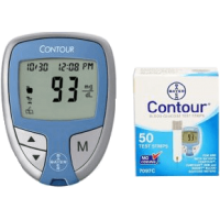 Bayer Contour meter kit and 50 test strips