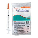 BD Insulin Syringes 30G 3/10cc (0.3ml)