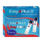 Easy Plus II Blood Glucose Test Strips 50ct
