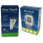 Easy Touch Meter + 50Ct Test Strips Combo Deal