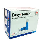 EasyTouch Pressure Activated Safety Lancet- 30G 100/box