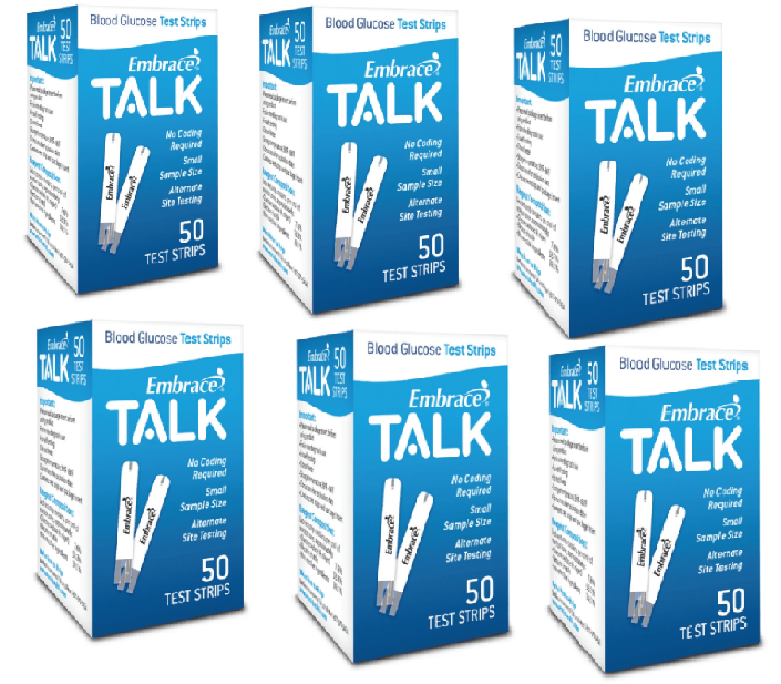 Embrace TALK Test Strips Bundle Deal Savings 300 Ct