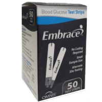 Omnis Embrace test strips mail order 50 count