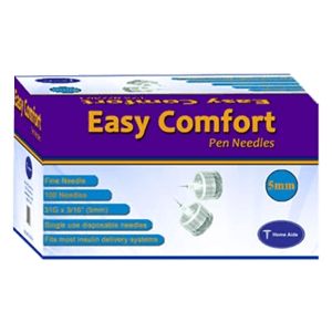 Easy Comfort 31g 3 16 5 Mm Insulin Pen Needles 100ct