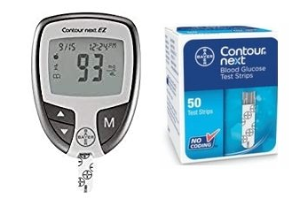 Bayer Contour Next Blood Glucose Monitoring with 20 Test Stripes 