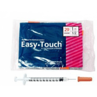 10ct Easy Touch 29g; 1cc; 12.7mm (1/2" in) Syringes