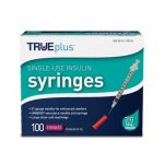TRUEplus 31g 1cc 5/16" Syringes - 100ct