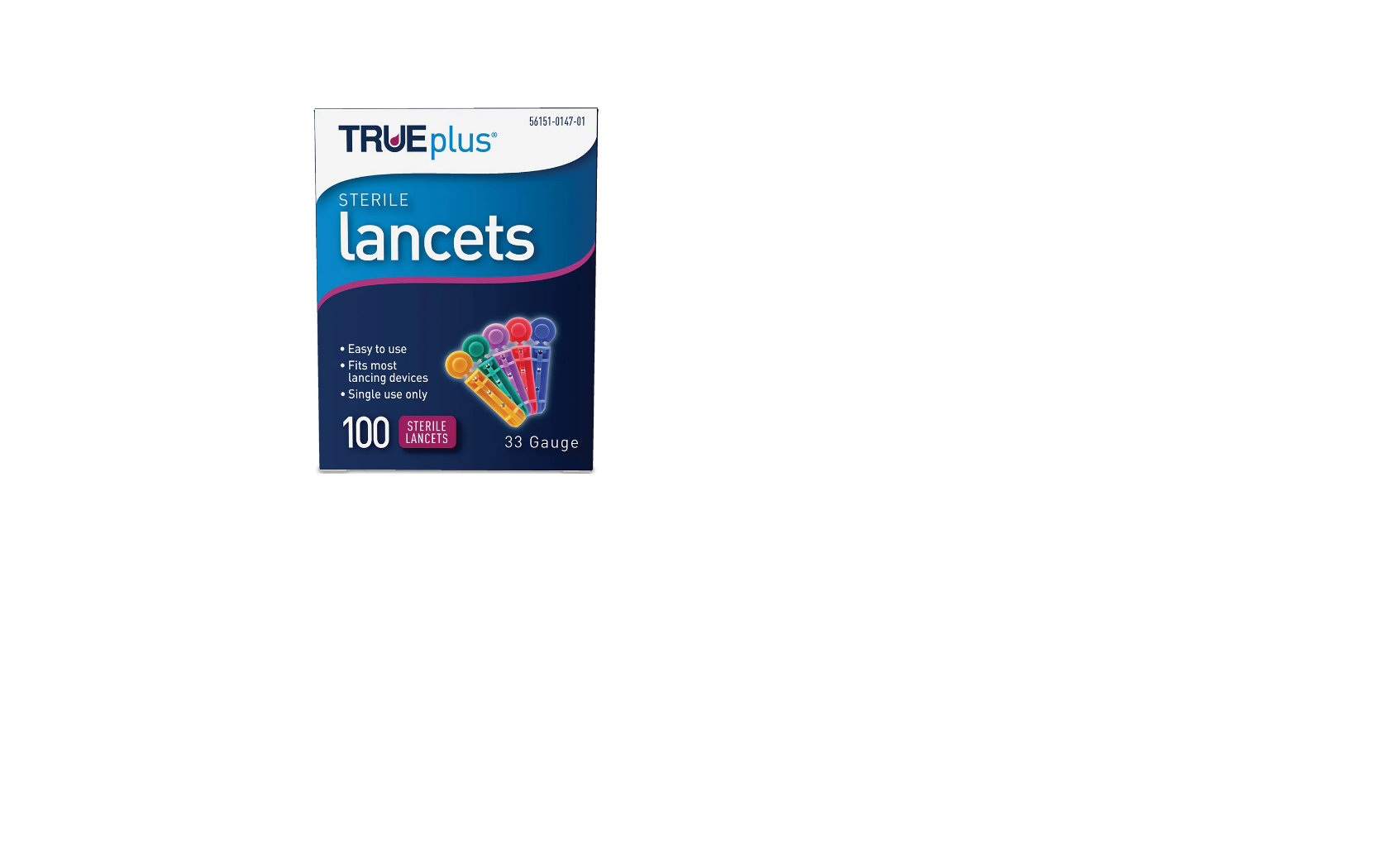 TruePlus Sterile Lancets 33g 100ct