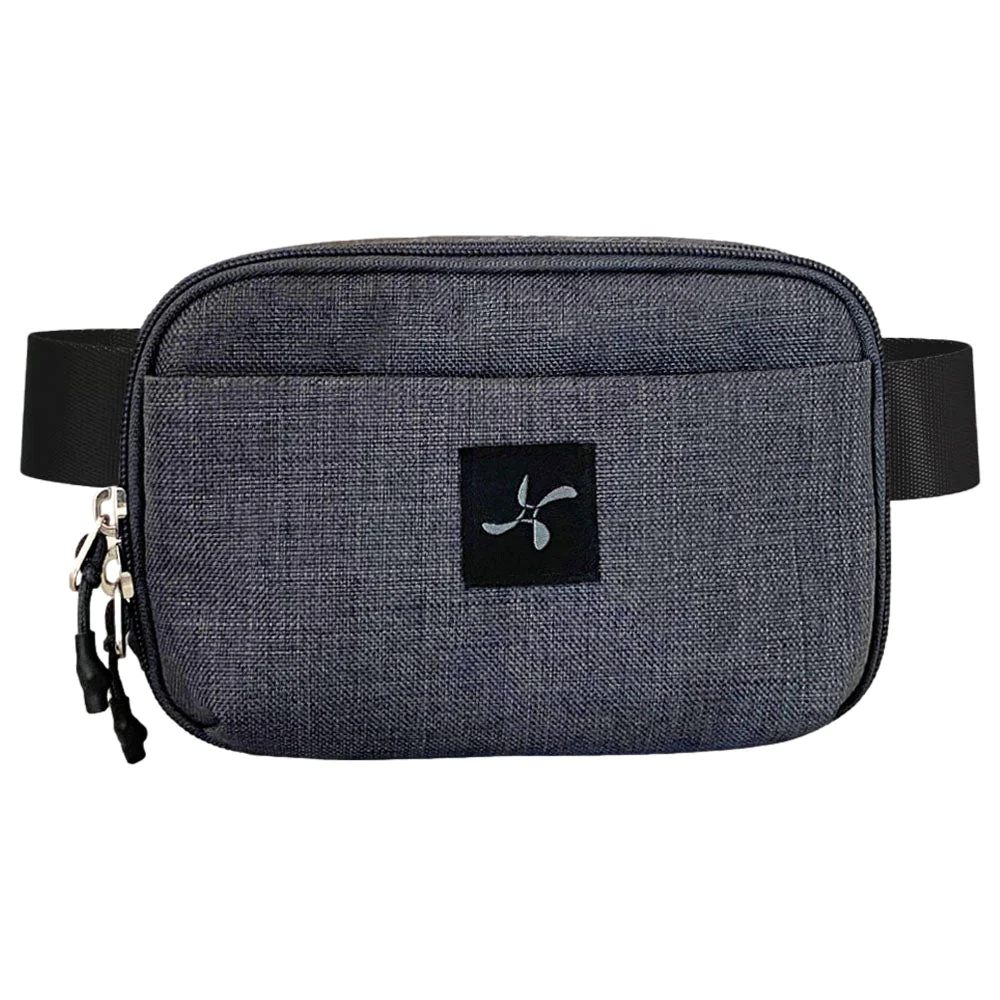 Diabetes Insulated Convertible Belt Bag- Grey