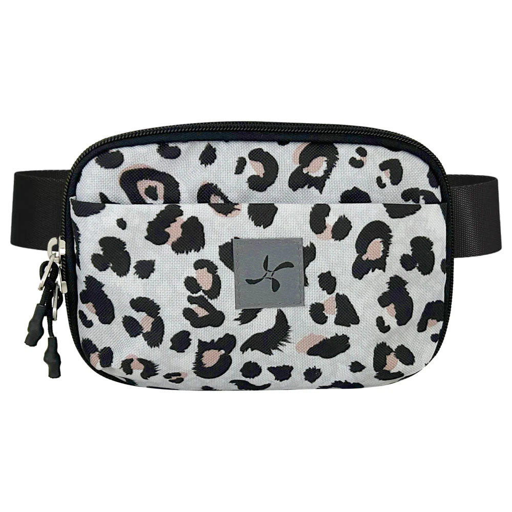 Diabetes Insulated Convertible Belt Bag- Snow Leopard