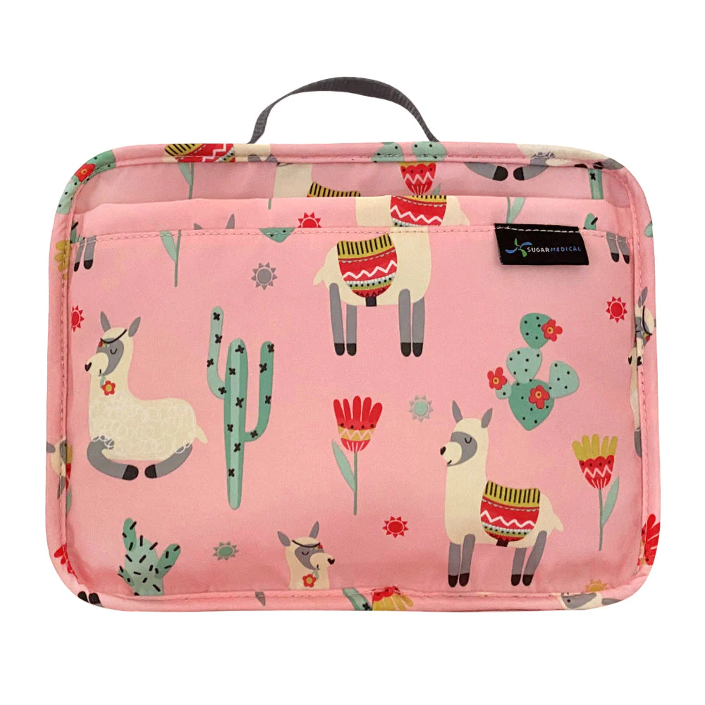 Diabetes Insulated Travel Bag- Llama